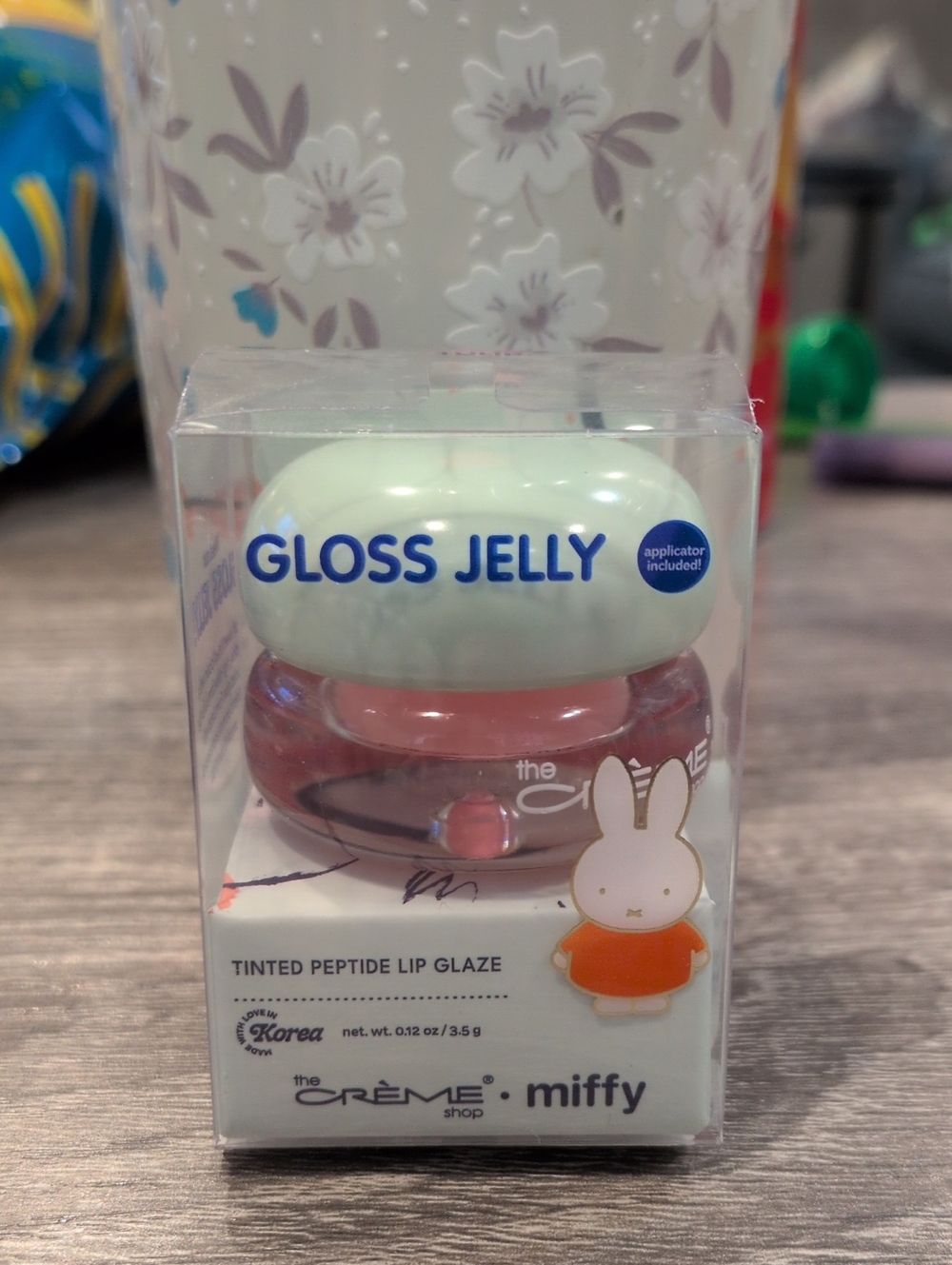 the CREME Shop x Miffy Gloss Jelly Tinted Lip Glaze - Tulip